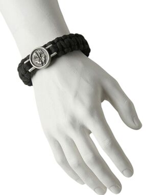 Call of Duty Ghosts Tactical Military Collectible Skull Black Paracord Bracelet